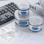 1800 Paper Clips Assorted Sizes Large, Medium and Small, Durable and Rustproof, Paperclips for Office School and Personal Use, Office Supplies Document Organizing (50mm, 33mm, 28mm) (Silver)