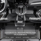 KELCSEECS® Floor Mats & Cargo Liner Custom for Acura RDX 2025 2024 2023 2022 2021 2020 2019,All Weather Protection TPE Floor Liners Front& Rear Row Full Set Acura RDX Accessories Black