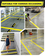 Avery Dennison Floor Marking Tape, 2 Inch x 108 Ft Yellow Caution Tape, 3 Rolls Heavy Duty Safety Tape for Indoor & Outdoor, High Adhesion & Durable | Warehouse, Factory, Parking, Retail