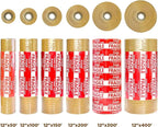 Honeycomb Packing Paper, 12"x50' Brown | Perforated Honeycomb Packing Paper Recyclable Moving Supplies for Shipping & Moving | Plastic-Free Alternative to Bubble Cushion Wrap with 36 Fragile Stickers