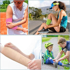 Treela 36 Pcs Self Adherent Bandage 4" X 5 Yard Wrap Breathable Cohesive Bandage Elastic Adhesive Tape for Stretch Athletic Sports Wrist Ankle(Classic Color)