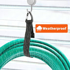 Extension Cord Organizer(8 Pack), Extension Cord Holder for Garage Organization and Storage, Heavy Duty Storage Straps for Cables, Hoses and Ropes, with Triangle Buckle for Hanging, Design Patent