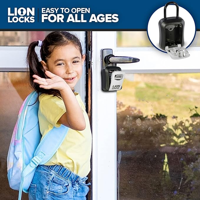 Key Lock Box for Keys with Code (12 Pack) 4 Digit Combination Lockbox for Keys Outdoor, Portable, Waterproof, Realtor Lock Box