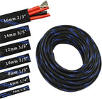 30ft PET Expandable Sleeving Wire Cable Sleeve (3/5", Black)
