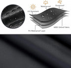Pallet Cover, Waterproof Heavy Duty Large Pallet Covers Fade Resistant Cargo Turnover Cover With Zipper - 48"L x 48"W x 48"H