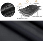 Pallet Cover, 4 Ft. x 5 Ft. x 4 Ft. Waterproof Heavy Duty Pallet Covers Fits Large Pallets, Fade Resistant Cargo Turnover Cover With Zipper - 60"L x 48"W x 48H"