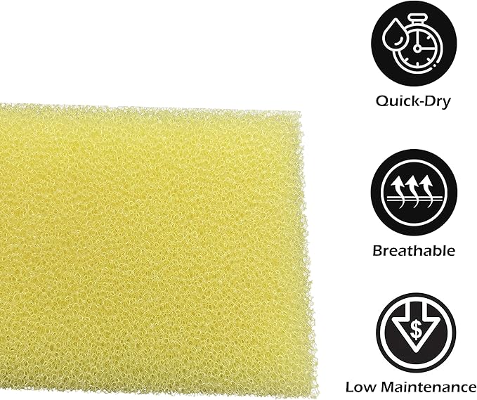 FoamRush 11" x 24" x 27" Water-Resistant Dry Fast Outdoor Upholstery Foam Sheet for Outdoor & Marine Furniture (Chair Cushion Foam for Patio Furniture, Boat Seat Cushion Replacement)
