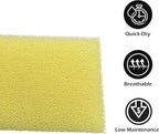 FoamRush 11" x 24" x 27" Water-Resistant Dry Fast Outdoor Upholstery Foam Sheet for Outdoor & Marine Furniture (Chair Cushion Foam for Patio Furniture, Boat Seat Cushion Replacement)