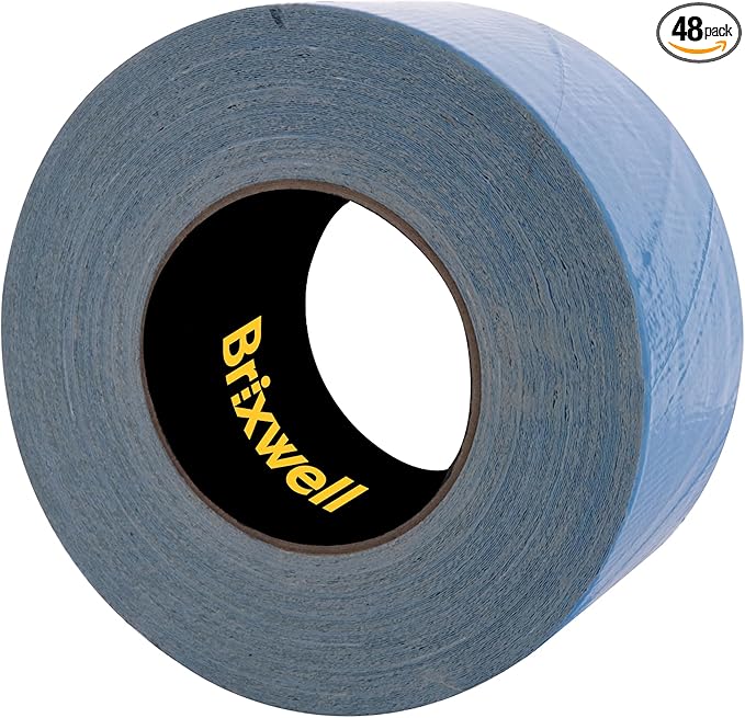 Brixwell 48 Rolls - Blue Double Coated Carpet Tape 3 Inch x 36 Yard Made in The USA
