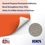 Kenco Color Coding 3 X 5 Rectangle Labels, Inventory Control Stickers 500 Labels Per Roll, Made in The USA (Orange)