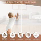 55" Retractable Baby Gate Extra Wide, 41" Tall Retractable Dog Gate for Stairs, Doorways, Decks, Mesh Gate Long Child Gate Pet Gate for Indoor, Outdoor, with Reinforced Mesh Rods, Dual Locks