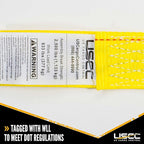 US Cargo Control E-Track Cam Buckle Straps (1000-Pack), 2 Inch x 12 Foot E Track Straps with Cam Buckle and Spring E-Fittings, 2,500 LBS Break Strength, Easy-to-Use Tiedowns in Vans and Trailers