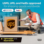 Medium Shipping & Moving Boxes 18"L x 8"W x 6"H (25-Pack) - Extra Strength 200 lb vs Regular - Corrugated Packing Boxes for USPS/UPS/FEDEX - Medium Box - Moving Box Heavy Duty by IDL Packaging