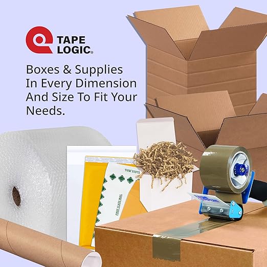 Tape Logic 2" x 55 yds Acrylic Packing Tape 2.6 Mil, Clear (36-Pack) Heavy Duty Packing Tape Rolls for Sealing Boxes at Home, Warehouse, & Office, Supplies for Packaging, Shipping, Moving