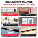 GripBond Clear Double Sided Tape, 4 Rolls (18.3 Ft), 1.2”x220” – Clear Mounting Tape for Hanging Picture, Poster, Carpet, Photo Decorations - Nano Adhesive for Home, Office, Indoor & Outdoor Use