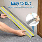 Eapele Floor Cable Cover Protector,Heavy Duty PVC Duct Easy to Unroll,Prevent Cable Trips and Protect Wires,Perfect for Home Office or Outdoor (Gray - 10ft)