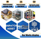 Custom Safety Vest with Logo Pockets High Visibility Reflective Vests Construction Security Workwear