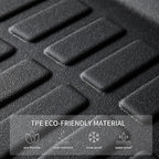 KELCSEECS® Floor Mats Custom Fit for Hyundai Elantra 2026 2025 2024 2023 2022 2021& Elantra N All Weather Protection TPE Heavy Automotive Floor Liners 1st & 2nd Row Full Set Accessories, Black