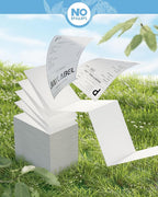 4x6 Thermal Shipping Label Paper for Thermal Label Printer Fanfold Printable USPS Address Mailing Stickers Big Packing White 1000 Labels/Stack, 2 Stacks, Total 2000PCS
