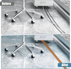 Floor Cord Covers for Wires 3.3FT Cable Hider Wire Cover Self Adhesive Cord Hider Floor for Offices, Homes, Workshops, Warehouses Cable Cavity 0.39" W x 0.27" H