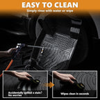 AIPOIL® Floor Mats & Cargo Liner Set for Lincoln Corsair 2020-2026 (Not for Hybrid) All Weather Protection TPE Anti-Slip Automotive Full Set Custom Car Mats Accessories - Black