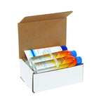 Box USA BM443 4"L x 4"W x 3"H, White (Pack of 50)
