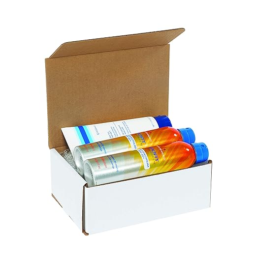BOX USA Shipping Boxes Small 4"L x 4"W x 2"H, 50-Pack | Corrugated Cardboard Box for Packing, Moving and Storage