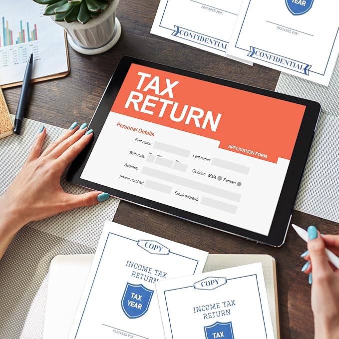 50 Pcs Income Tax Return Envelopes for Tax Preparers 10 x 13 Inches Open End Envelopes for Personal Customer Office Business Legal Documents Catalog Mailing, White