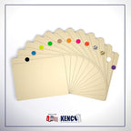 Kenco Color Coding Circle Dot Sticker Labels on a roll (Bright Green, 2 INCH 500 Stickers)