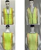 Dazonity High Visibility Reflective Safety Vest, 1pc,Durable Mesh,High Visibility Reflective Strips, Fit for Men & Women, Work, Construction,Cycling, Surveyor,