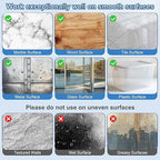 uxcell 50Pcs Double Sided Adhesive Pads, 4.72" x 1.18" Clear Removable Heavy Duty Mounting Tape Picture Hanging Sticky Adhesive Pad for Wall, Poster Picture, DIY Craft