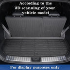 Hutisya-Floor Mats & Cargo Liner with Backrest Set Fit for Honda HR-V 2016-2022 AWD All Weather Protection Anti-Slip & Durable TPE Full Set Liners Automotive Accessories-Black