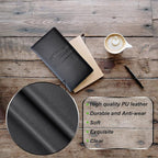 Premium Car Registration and Insurance Holder,Black Registration Insurance Card Holder,Glove Box Organizer Makes Your Documents In Order.