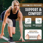 Premium Elastic Bandage Wrap (6” Wide, 4 Pack) - Nexskin Latex Free Athletic/Medical Compression Bandages Hook & Loop Fasteners at Both Ends - Lifetime Washable & Reusable Bandages