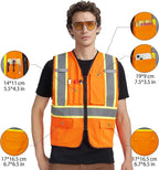 A-KSAFETY Custom High Visibility Reflective Safety Vest with logo