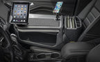 AutoExec AE-GMCD-PI-PM-TAB-GT GripMaster Car Desk for Your Vehicle Workstation and Mobile Office, Grey with 400 watt Power Inverter, Phone Mount and Tablet Mount