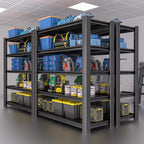 5-Tier Heavy Duty Garage Shelving Unit, 3000 LBS Capacity Metal Storage Rack 76" H x 60" W x 24" D, Adjustable Steel Shelves for Garage, Warehouse, Basement, Pantry, Workshop.3 Pack