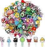 200 PCS Random Paper Clips Metal Paperclip Large Size Paper Clip Cute Bookmark Colorful Office Supplies Bookmark Clamp Desk Accessories Stationery for School Gifts for Christian