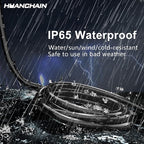 HUANCHAIN Indoor Outdoor Black Extension Cord 40 ft Waterproof, 16/3 Gauge Flexible Cold-Resistant Appliance Extension Cord Outside, 13A 1625W 16AWG SJTW, 3 Prong Electric Cord, ETL