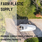 FPS Polyethylene Shrink Film - 7 mil Boat Shrink Wrap for Heat Gun, Industrial Protection and Storage (White, 20' x 25'')