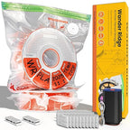 3D Printer Filament Storage Bags Vacuum Storage Bags Kit 3D Printer Accessories with Storage Bags (13x15 inches), Desiccants, Auto Pump, Sealing Clips, Humidity Resistant (10 Bags + Electric Pump)