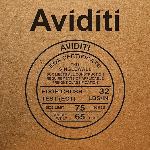 Aviditi 13 x 13 x 13 Corrugated Cardboard Boxes, Medium 13"L x 13"W x 13"H, Pack of 25 | Shipping, Packaging, Moving, Storage Box for Home or Business, Strong Wholesale Bulk Boxes