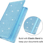 Wisdompro Car Document Holder Organiser, PU Leather Vehicle Insurance and Registration Holders Wallet Case for ID Card, Driving Licence, Key Contact Information Cards
