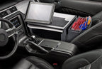 AutoExec GripMaster Car Desk for Your Vehicle Workstation and Mobile Office, Grey with 400 watt Power Inverter and Tablet Mount