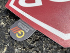 "Stop Look Out for Forklifts" - Laminated Vinyl Floor Sign by Graphical Warehouse - 5S Safety and Security Signage, Visual Communication Tool (38")