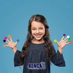 Kenco Color Coding Circle Dot Sticker Labels on a roll (Bright Orange, 2 INCH 500 Stickers)