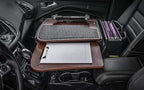AutoExec AE-GMCD-PS-PI-21M GripMaster Car Desk for Your Vehicle Workstation and Mobile Office, Mahogany with Printer Stand and 400 watt Power Inverter