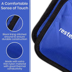 rester's choice Ice Pack for Injuries Reusable, Soft Gel Flexible - (Large: 11"x14.5") for Hip, Shoulder, Knee, Back - Comfy Cold Pack Compress for Swelling, Bruises, Surgery (Black, 1 Pack)
