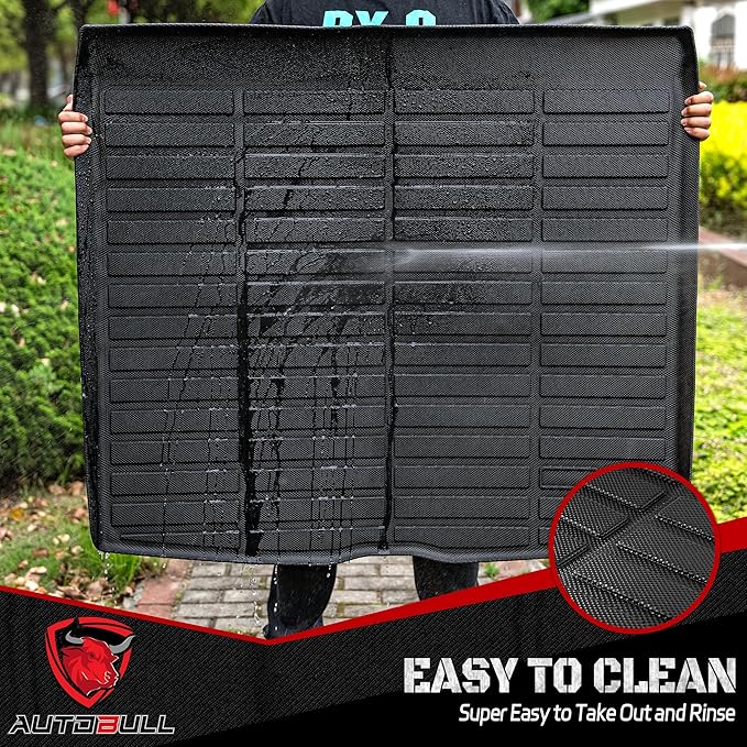 Cargo Liner Compatible with 2016-2023 Jeep Cherokee (Not for Grand Cherokee) Cargo Mat，All Weather Protection Trunk Liner Rear Trunk mat，Black
