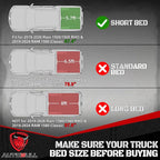 Truck Bed Mat Bed Liner Fit for Ram 1500/1500 RHO 2019-2026 & RAM 1500 Classic 2019-2024 Short Bed (5.7 FT / 67.4inches) Not for Rambox, All Weather Protection TPE Pickup Car Bed Mat